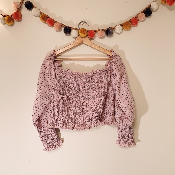 SHEIN Floral Smocked Top size 2XL - Picture 1 of 3